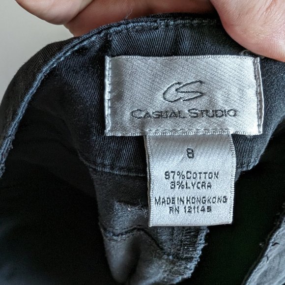 Casual Studio Lowrise Black Trousers - Picture 5 of 5